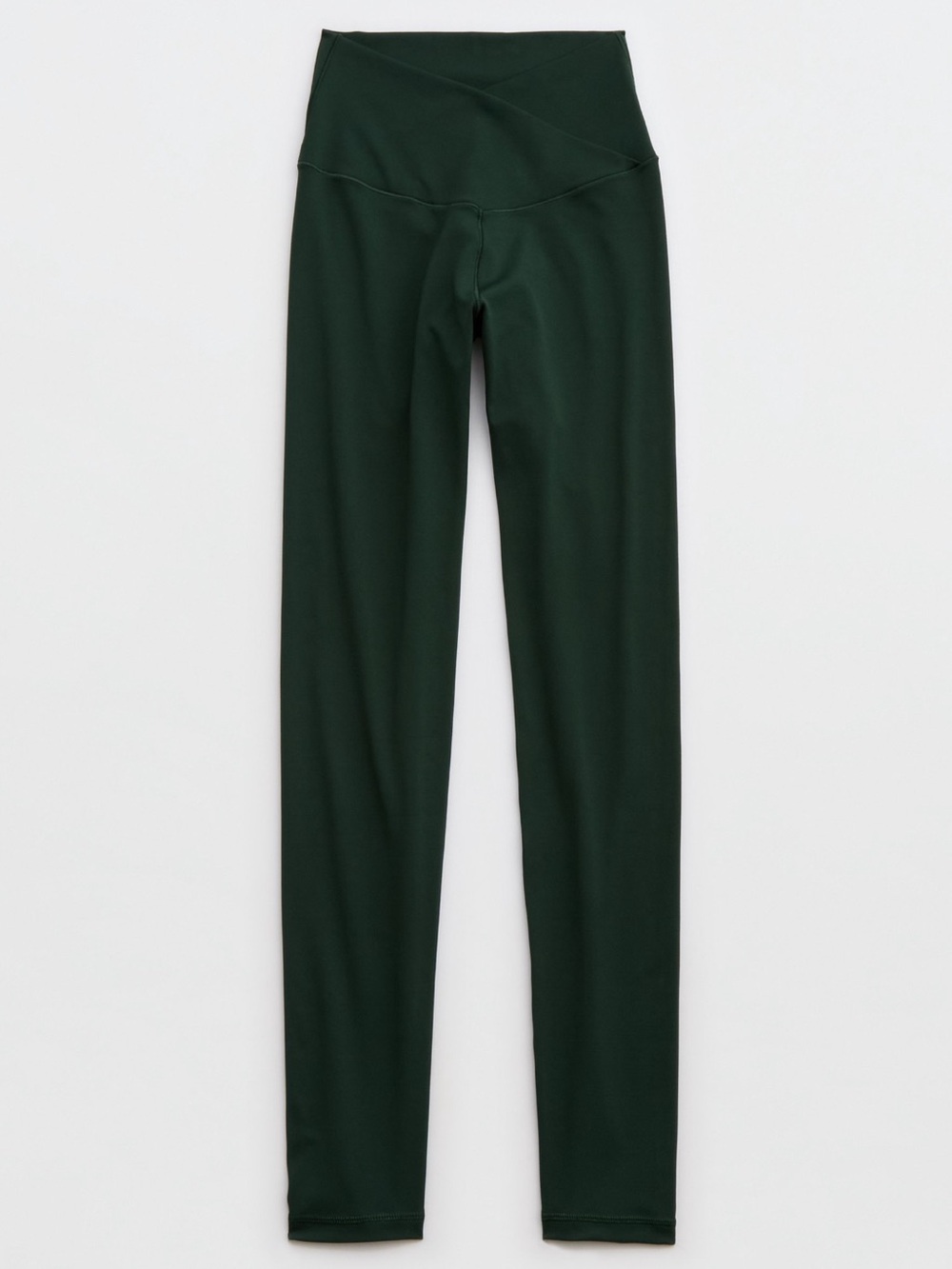 Offline by aerie real me high waisted crossover leggings mystical green